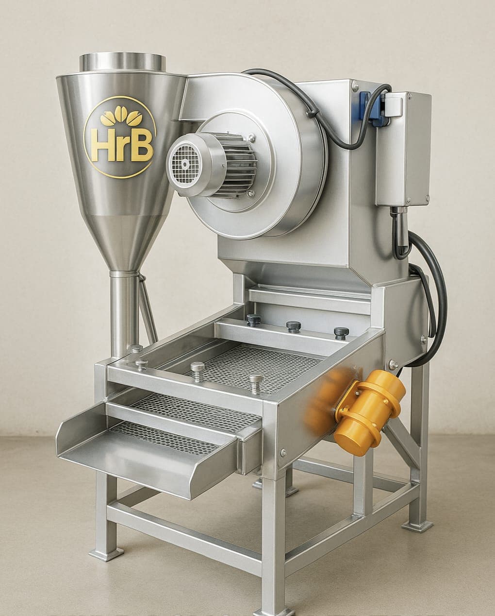 Vibrasyonlu Eleme Makinası — Blower'lı Model (Toz Emişli) — görsel 1